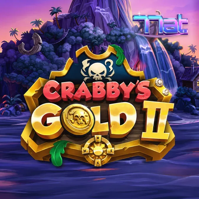 Interface vibrante do slot Crabby’s Gold 2 com elementos temáticos de piratas